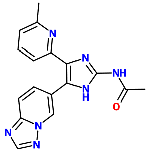(image for) MC008005 N-[4-(6-Methyl-2-pyridinyl)-5-([1,2,4]triazolo[1,5-a]pyridin-6-yl)-1H-imidazol-2-yl]acetamide